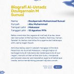 Biografi ustadz Dzulqarnain Muhammad Sunusi